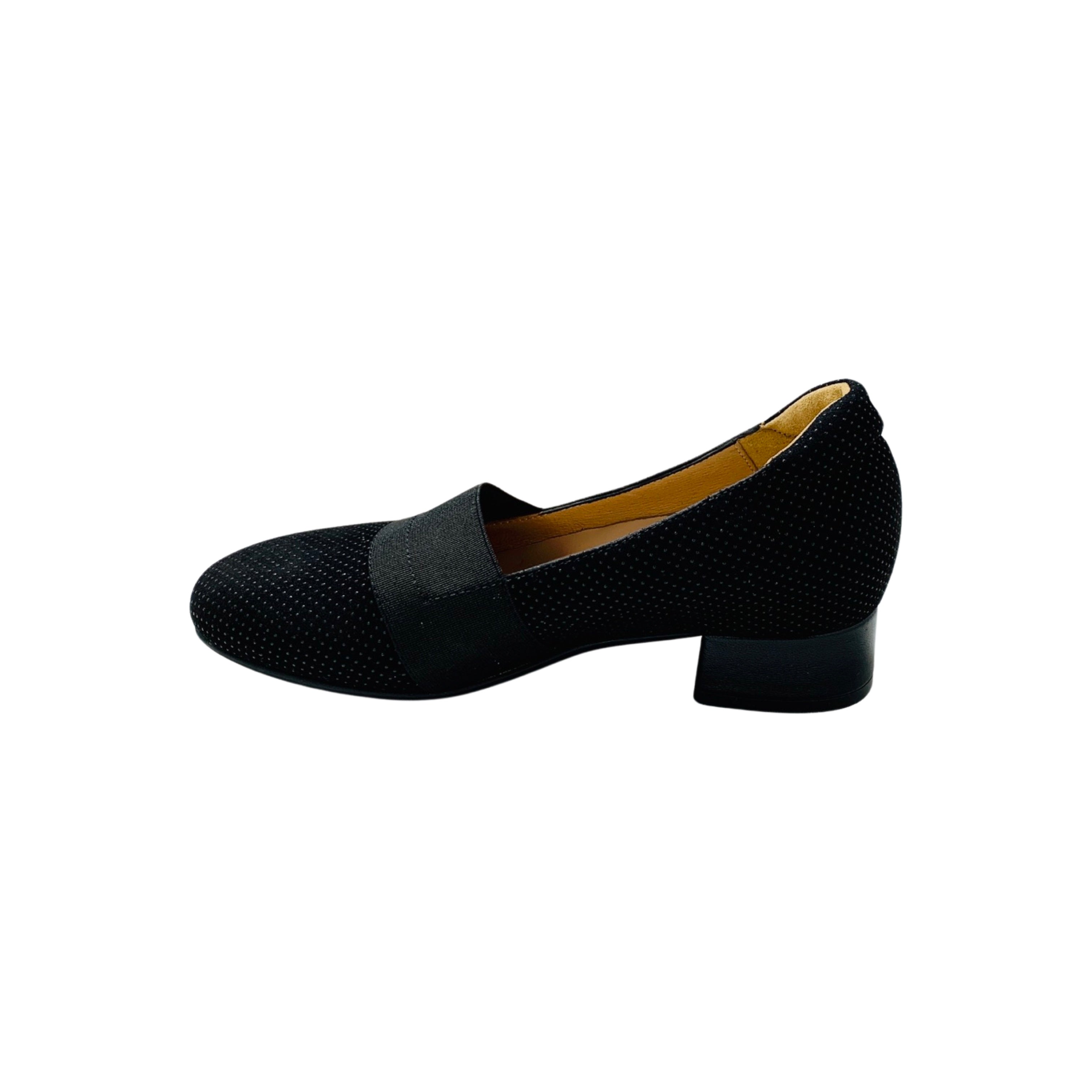 235019 Black Low Heel/Elastic