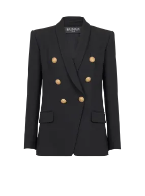 6-button wool jacket