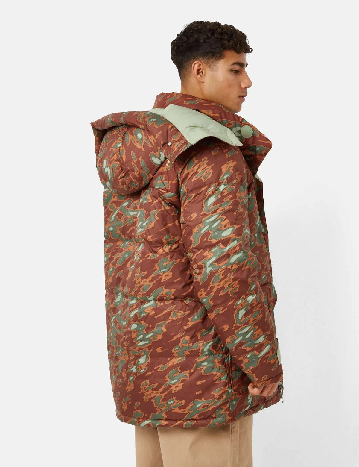 77 Brooks Range Parka Jacket - Glacier Print/Dark Oak Camo