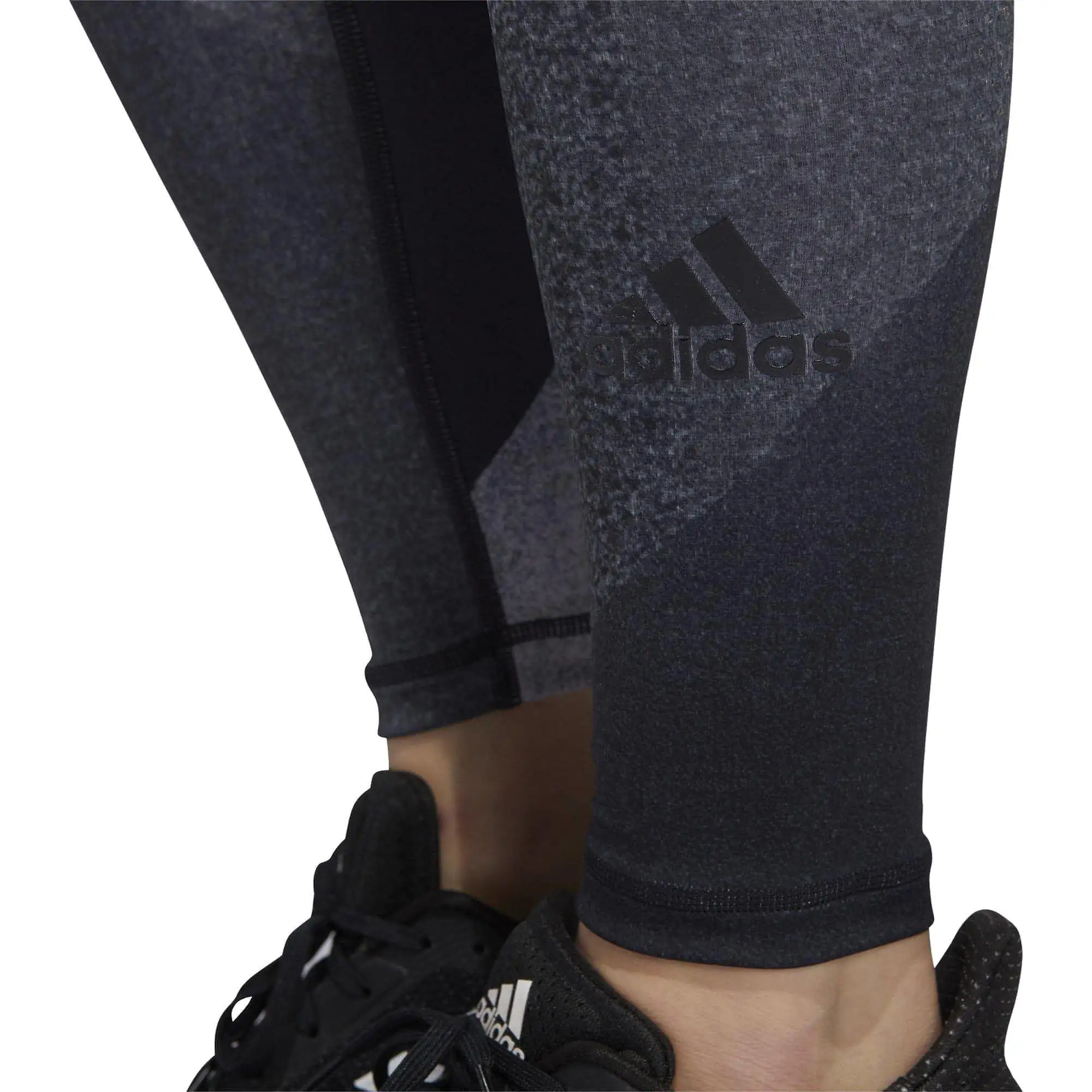 adidas AlphaSkin Graphic Womens Long Training Tights - Grey