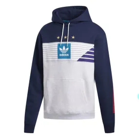 adidas SKATEBOARDING ELEVATED TRI HOODIE // COLLEGIATE NAVY/PALE MELANGE/COLLEGIATE PURPLE/COLLEGIATE PURPLE