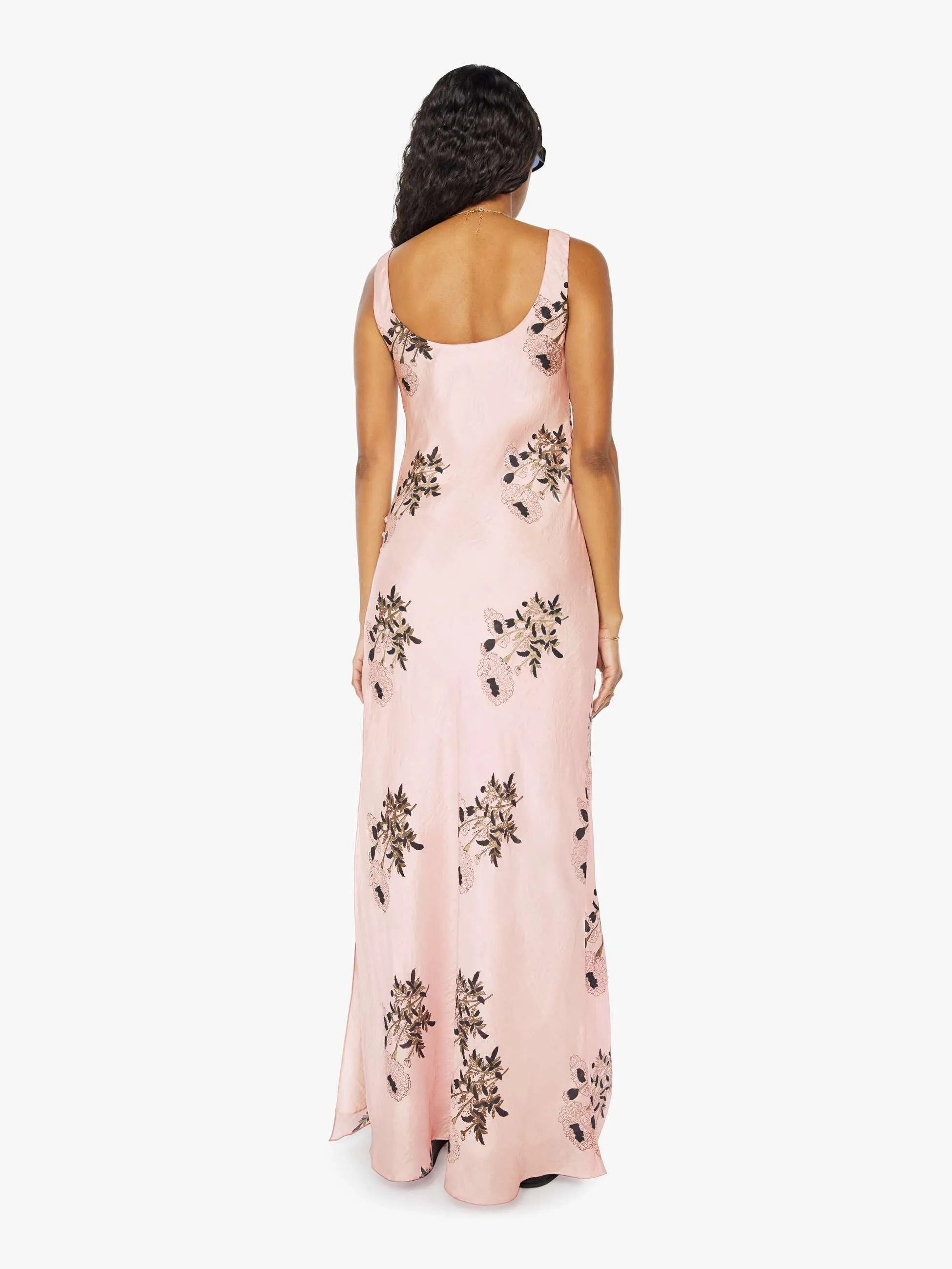 Alix Of Bohemia Adele Silk Dress - Pink Anemone