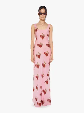 Alix Of Bohemia Adele Silk Dress - Pink Ruby