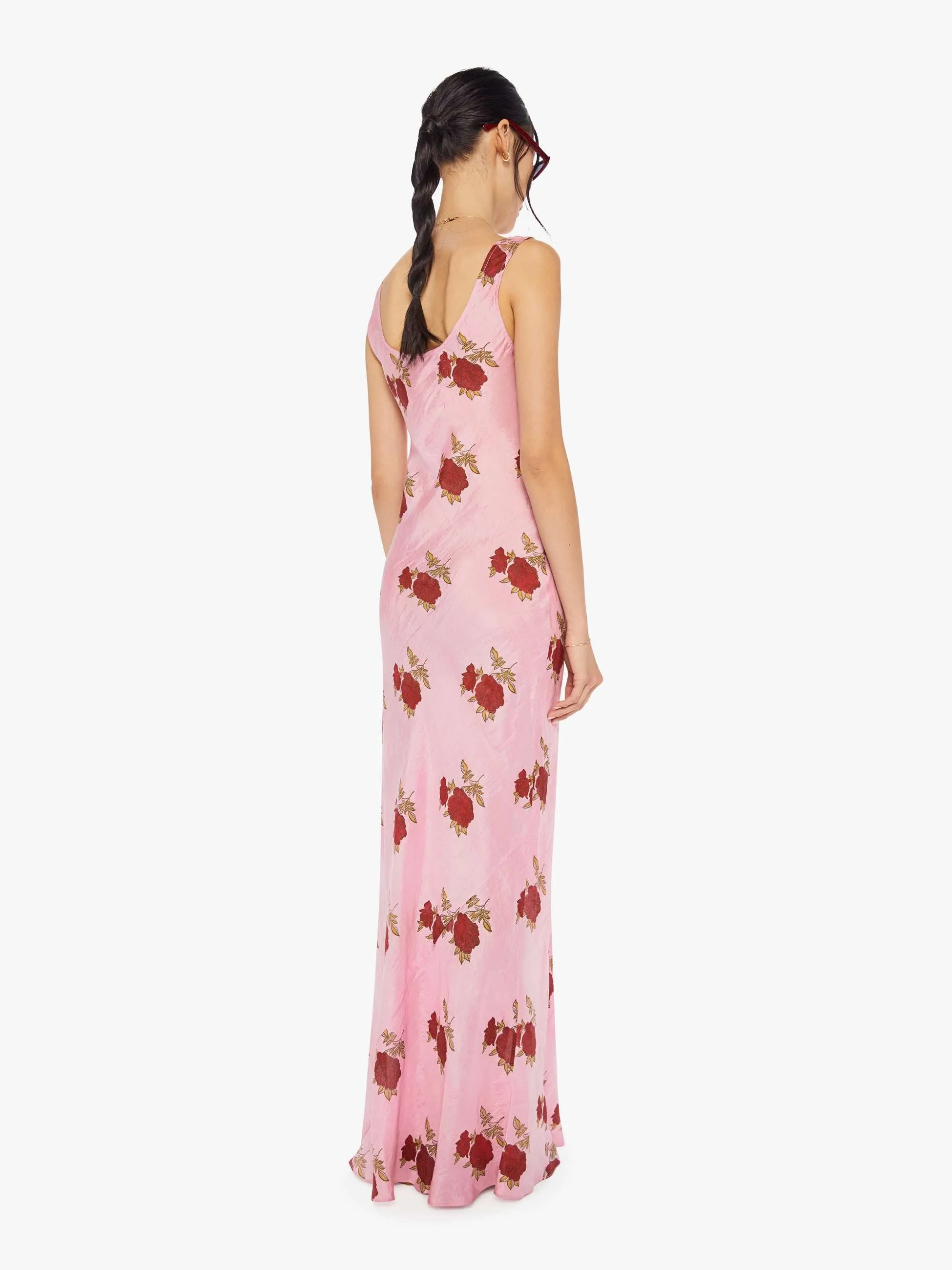 Alix Of Bohemia Adele Silk Dress - Pink Ruby