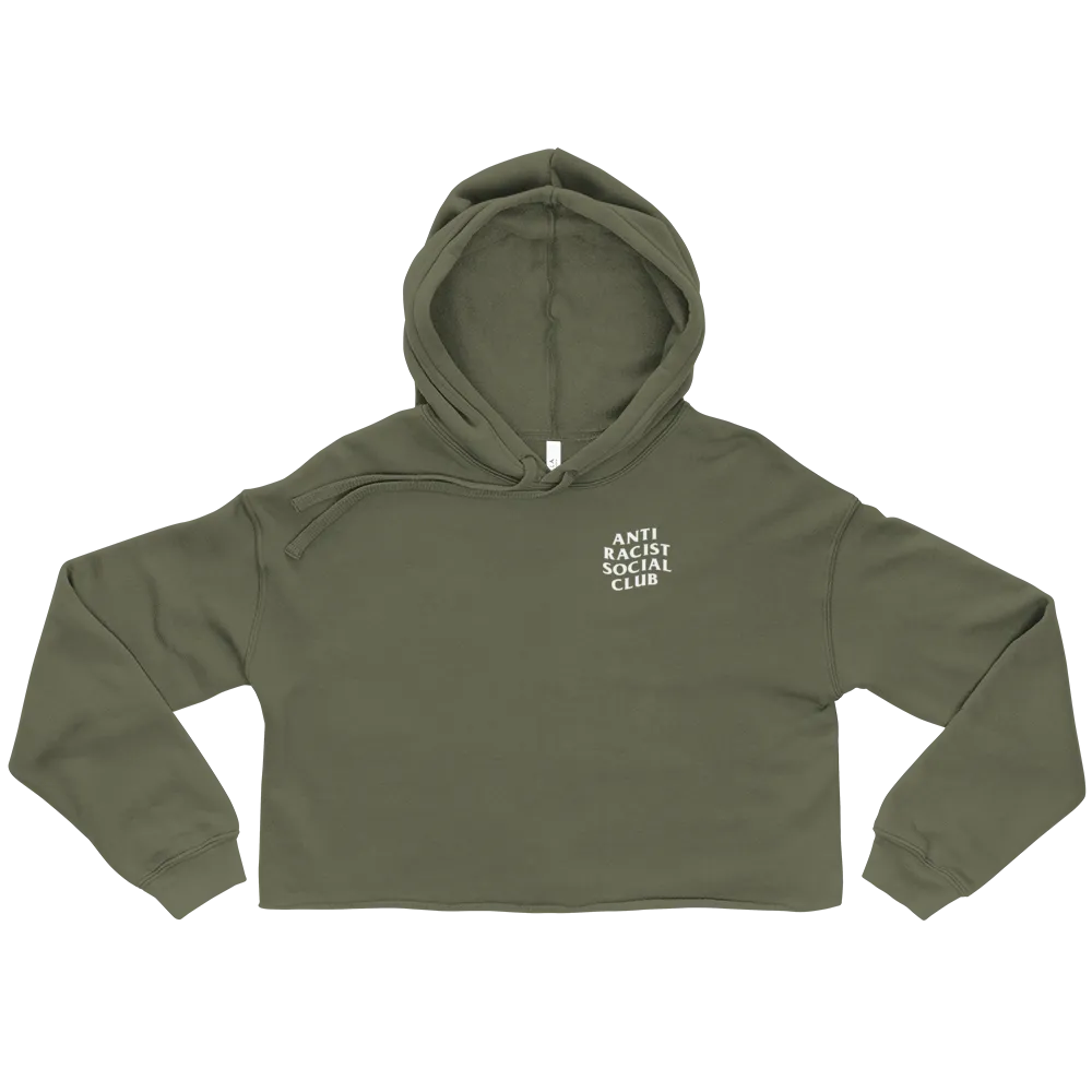 Anti Racist Social Club Cropped Hoodie