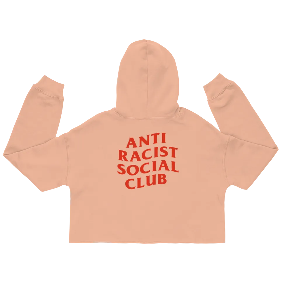 Anti Racist Social Club Cropped Hoodie