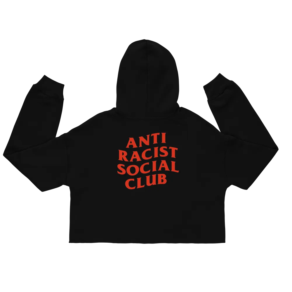 Anti Racist Social Club Cropped Hoodie