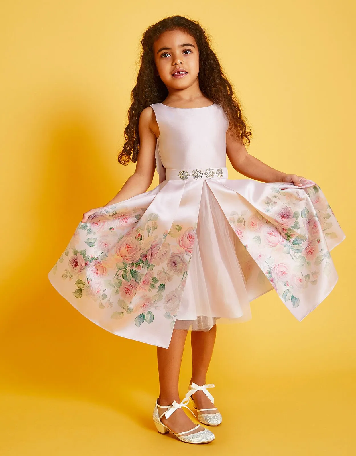 Aria Duchess 2-in-1 Dress Pink