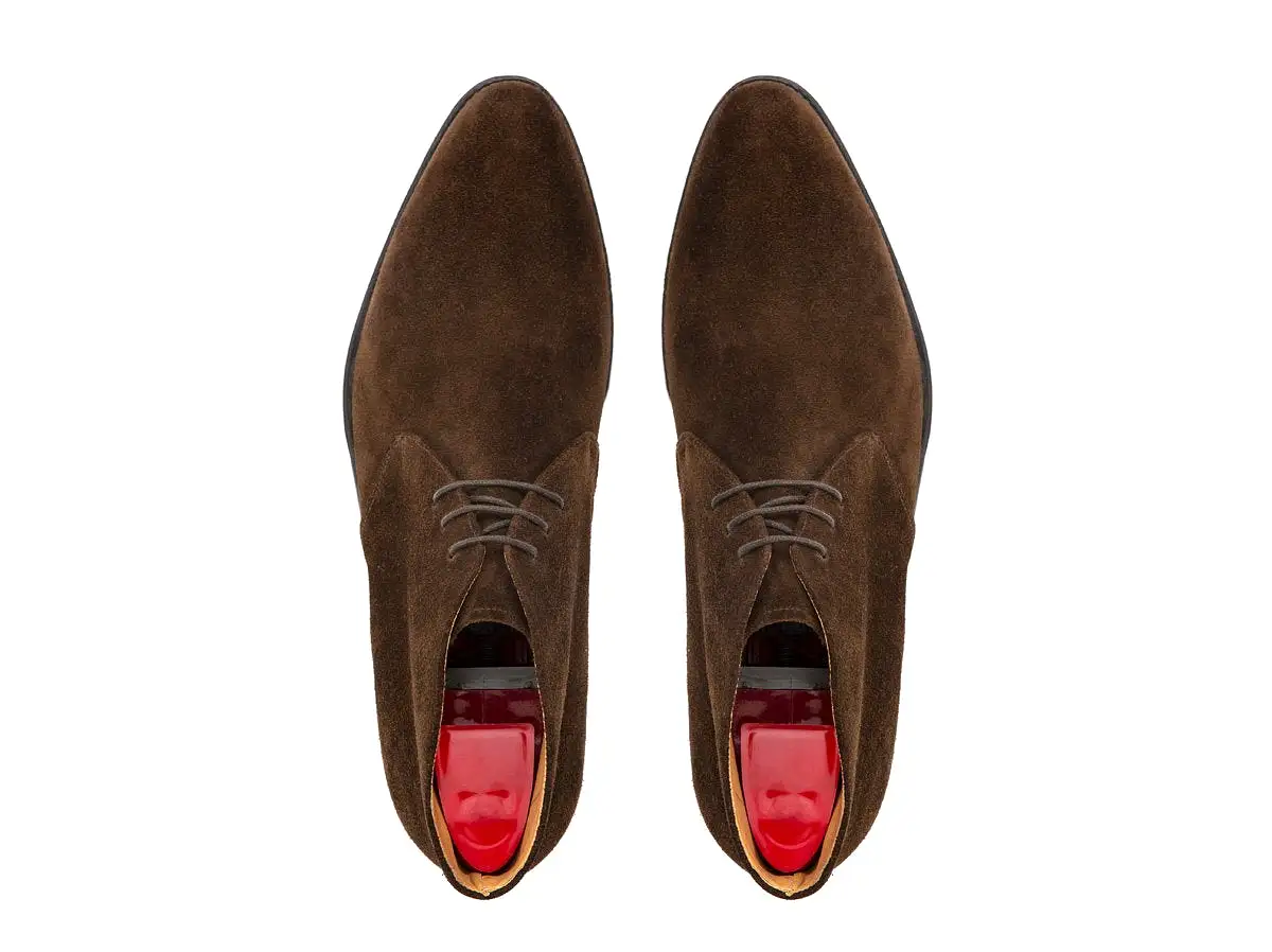 Ballard - MTO - Dark Brown Suede - JKF Last - Single Leather Sole