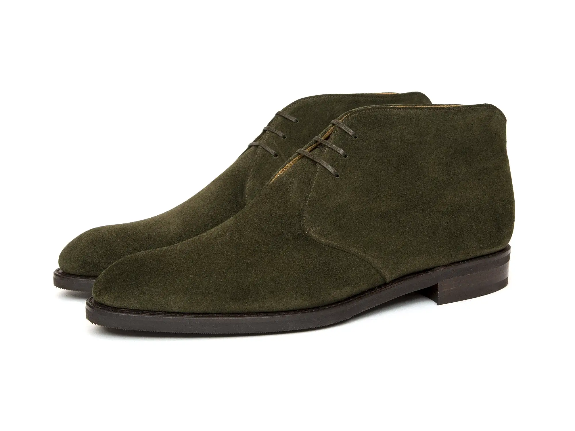 Ballard - MTO - Dark Olive Suede - NGT Last - City Rubber Sole