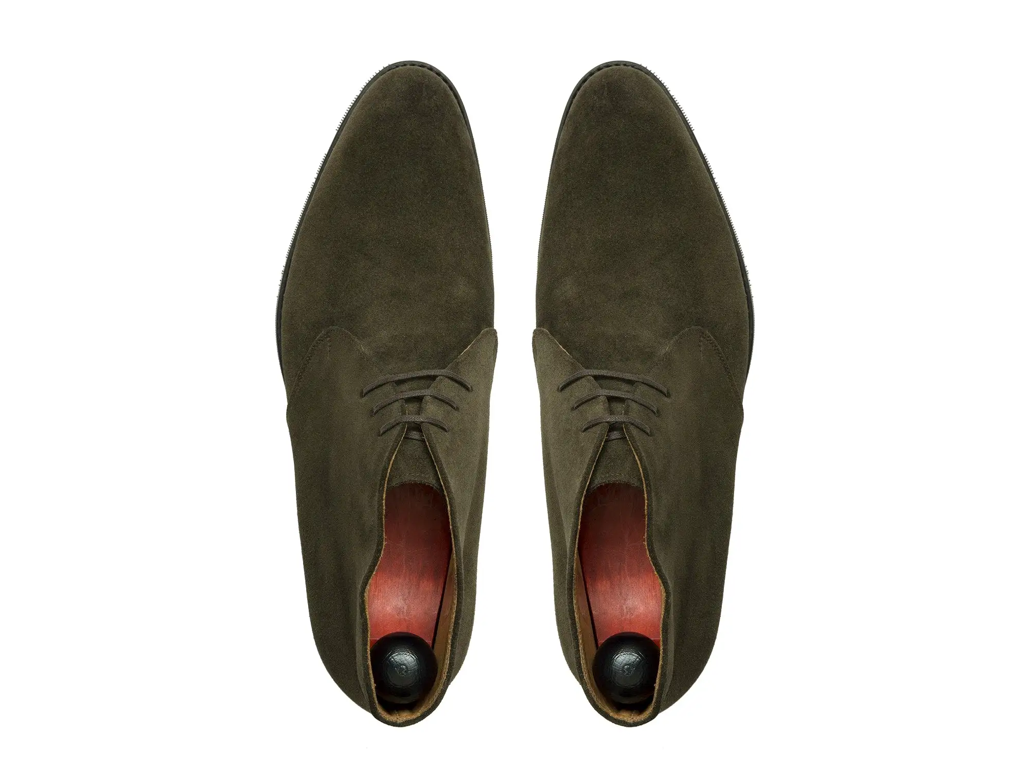 Ballard - MTO - Dark Olive Suede - NGT Last - City Rubber Sole