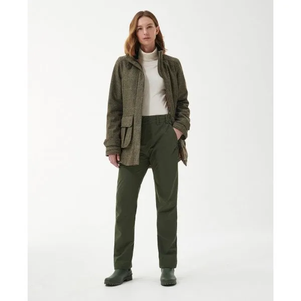 Barbour Womens Fairfield Wool Jacket in Gardenia