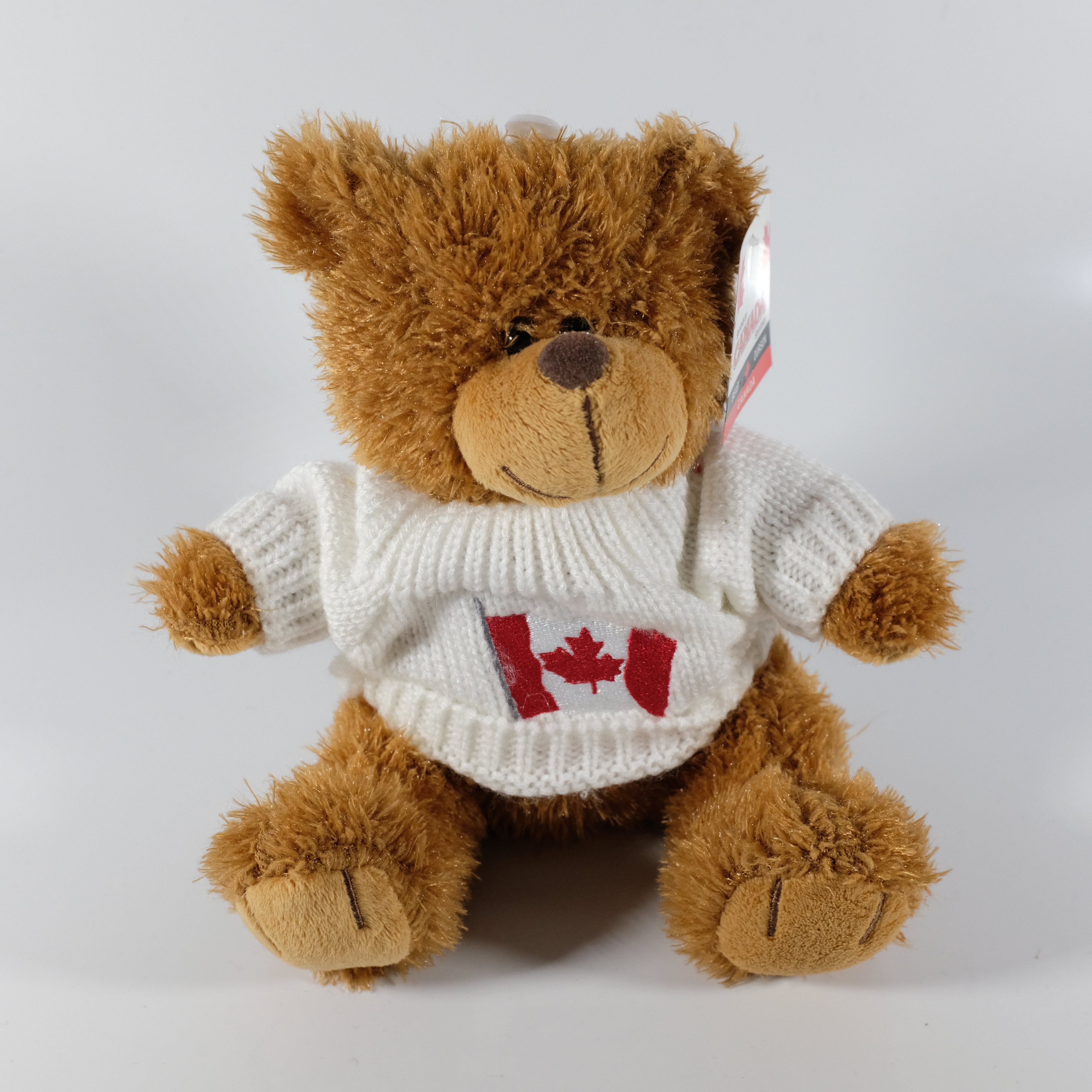 Bear With White Canada Flag Sweater.