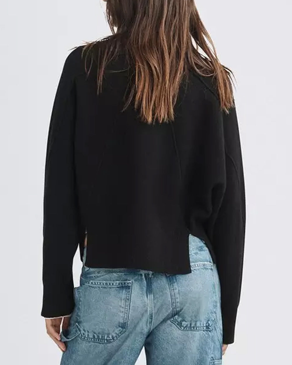 Black Bridget Crewneck Sweater