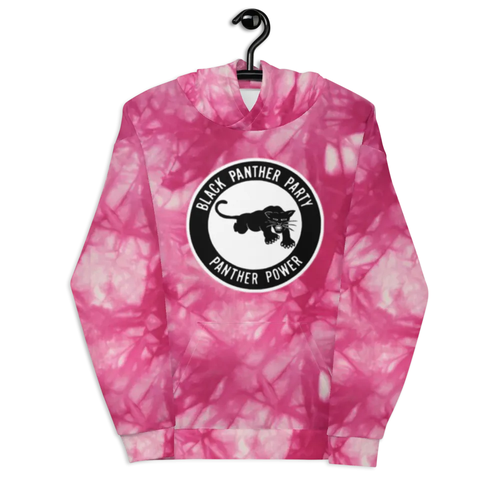 Black Panther Party Tie-Dye Hoodie