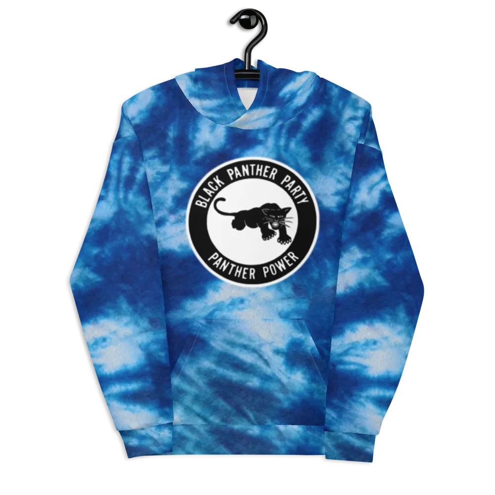 Black Panther Party Tie-Dye Hoodie