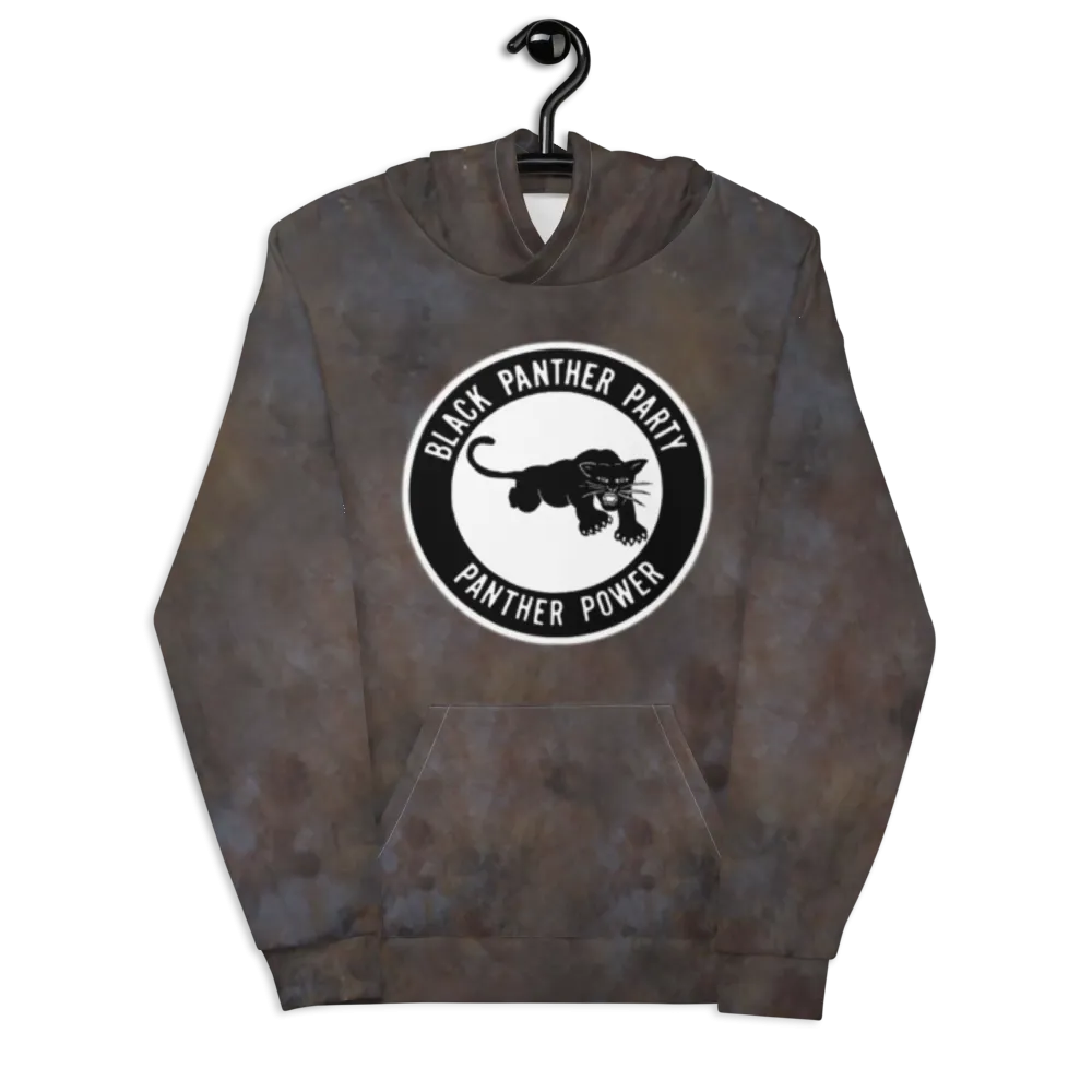 Black Panther Party Tie-Dye Hoodie