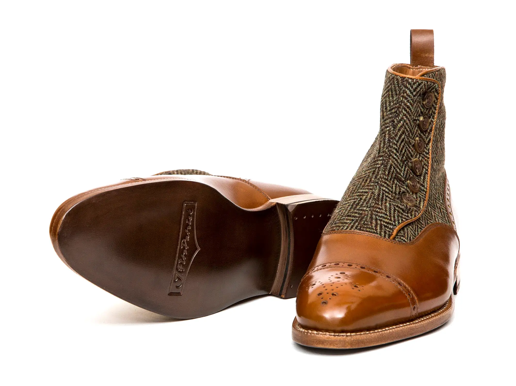 Blue Ridge - MTO - Maple Calf / Forest Tweed - NGT Last - Natural Single Leather Sole