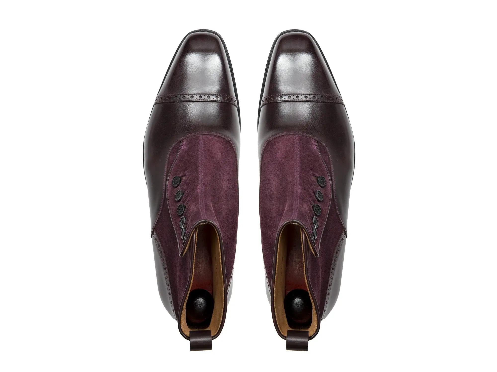 Blue Ridge - MTO - Plum Museum Calf / Regal Purple Suede - MGF Last - Single Leather Sole