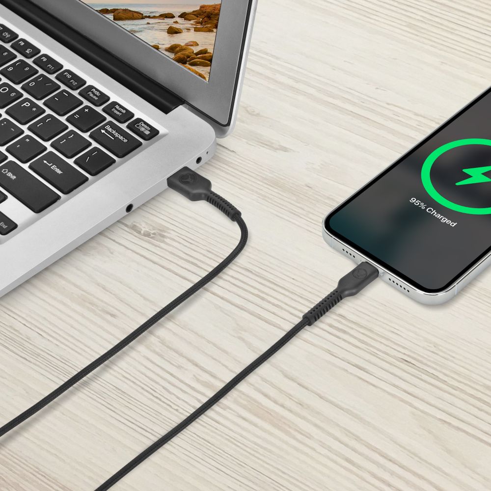 Bonelk Long-Life Easy Grip USB-A to Lightning Cable 1.2m