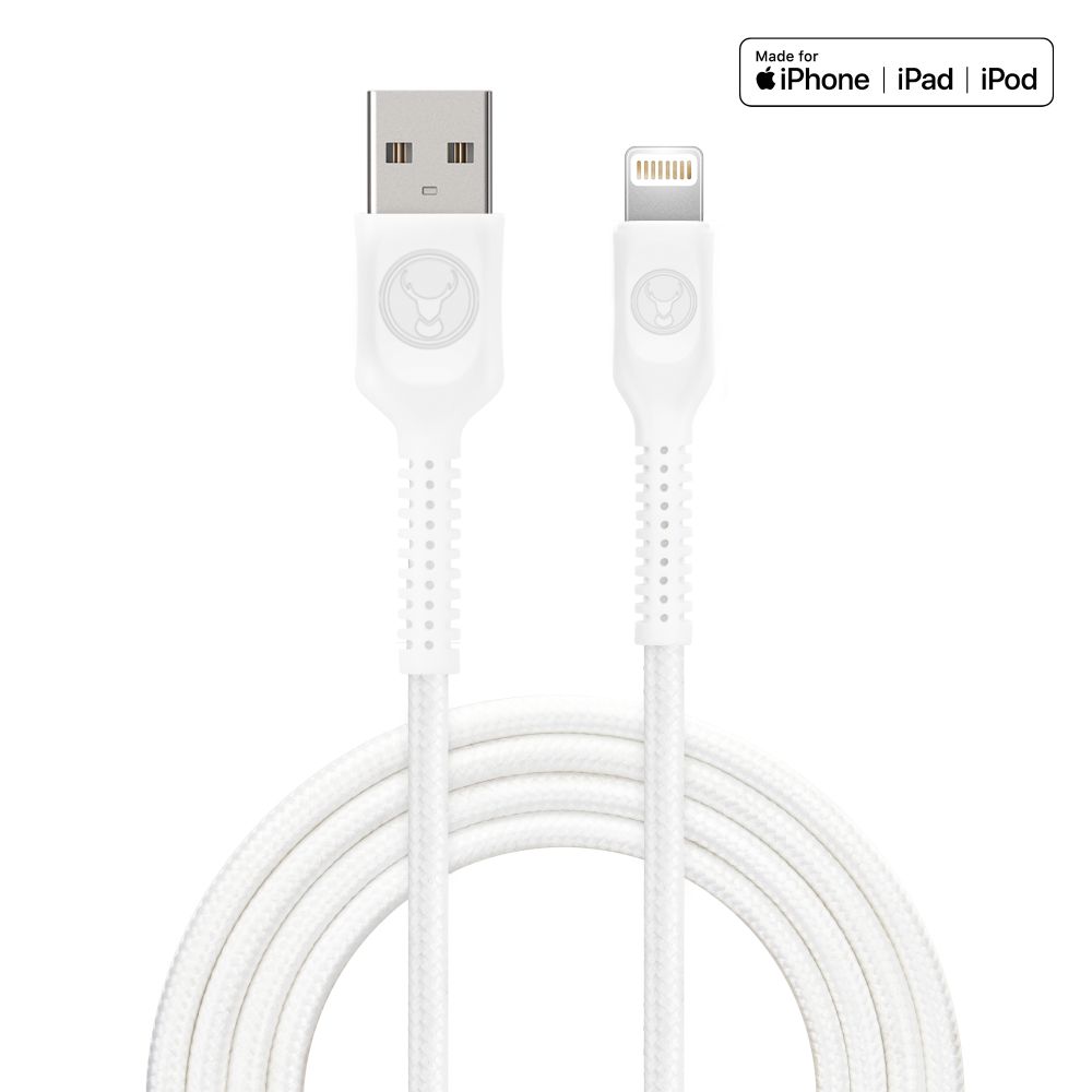 Bonelk Long-Life Easy Grip USB-A to Lightning Cable 1.2m