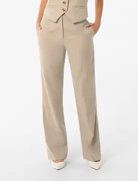 Bonnie Button Straight Leg Pants