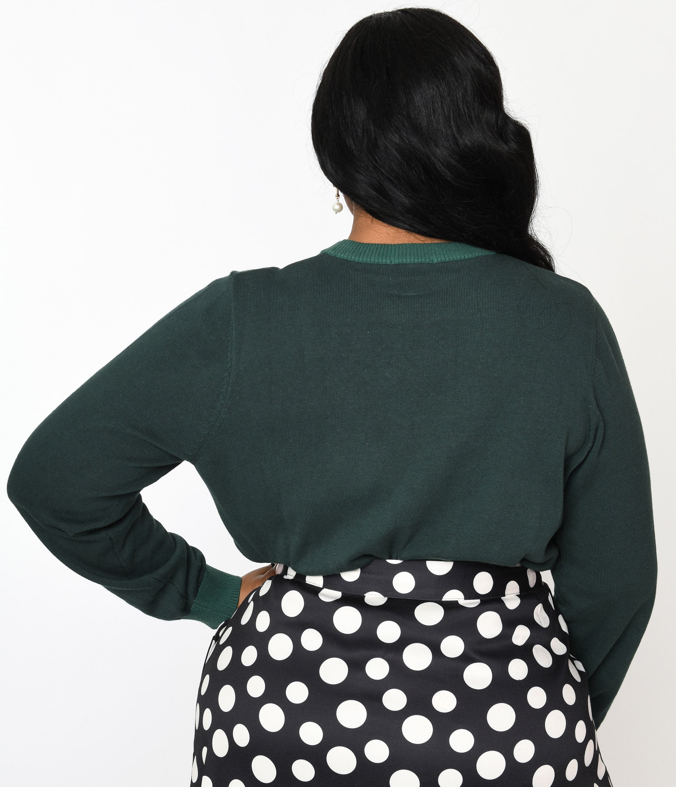 Bright & Beautiful Green Fern Sweater