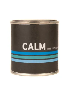 Calm Retro Stripe Candle