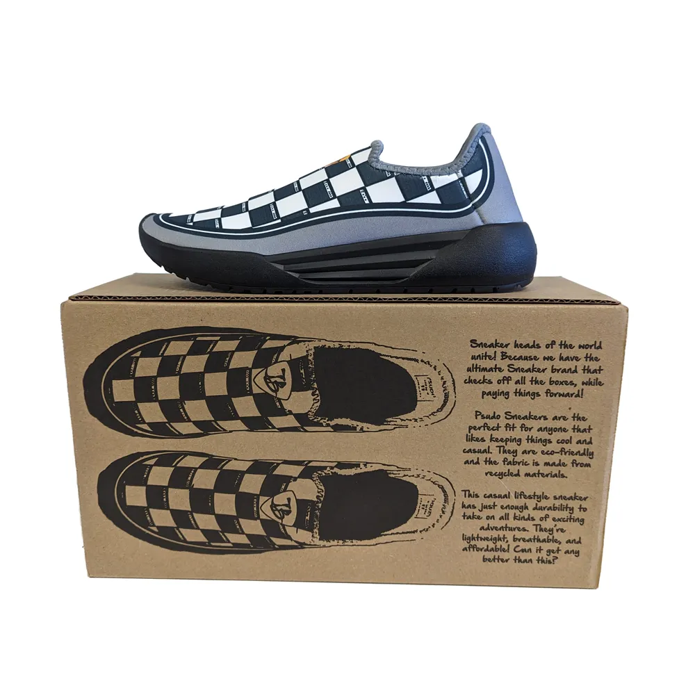 Checkered Amps Sneakers by PSUDO (Men)