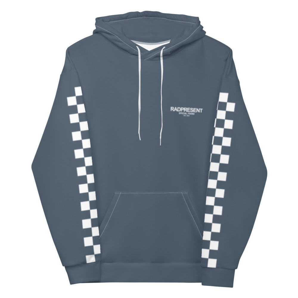 CHECKERED PULLOVER HOODIE