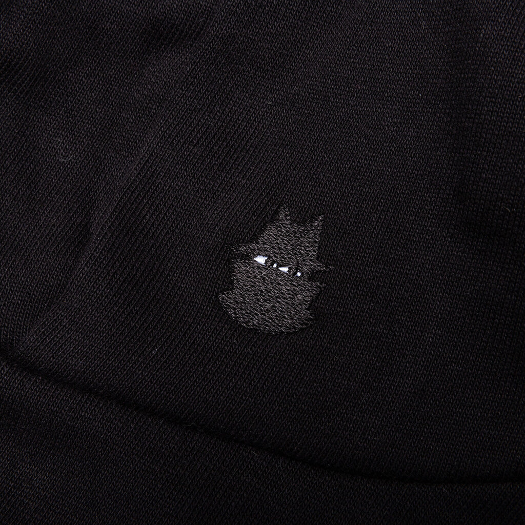 Chenile Hoodie - Black