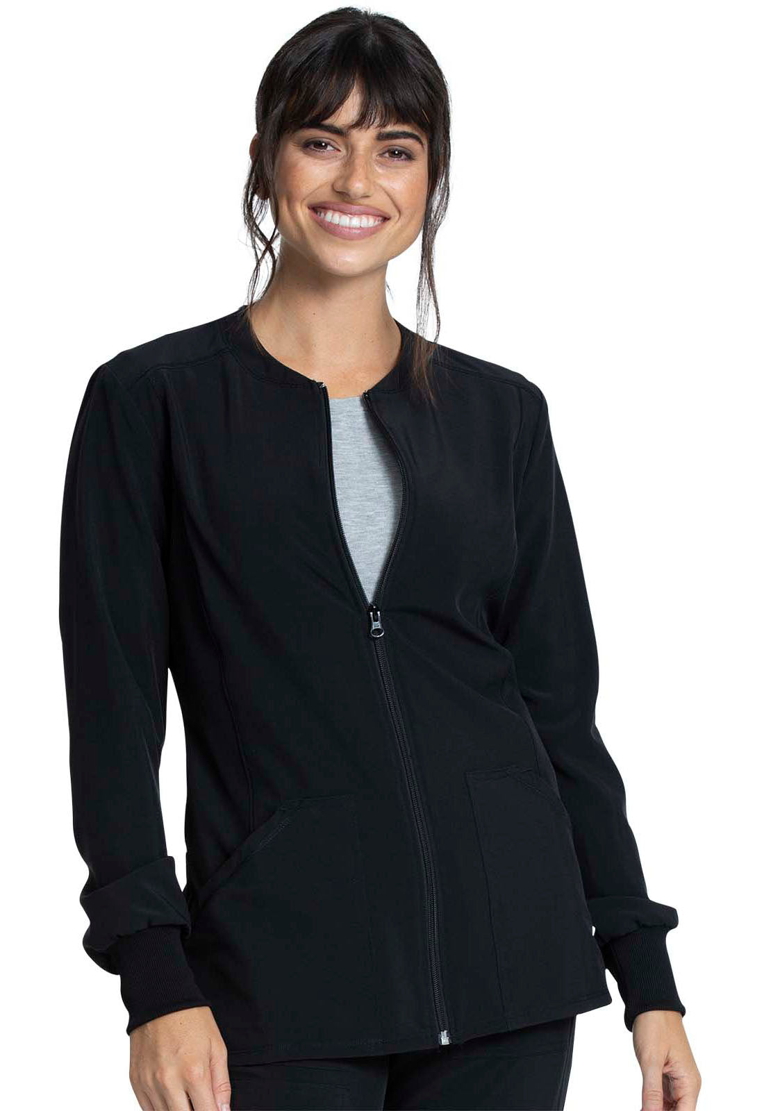 Cherokee Allura CKA384 Zip Front Jacket