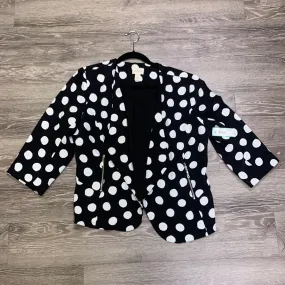 Chicos Polka Dot Jacket - size 2