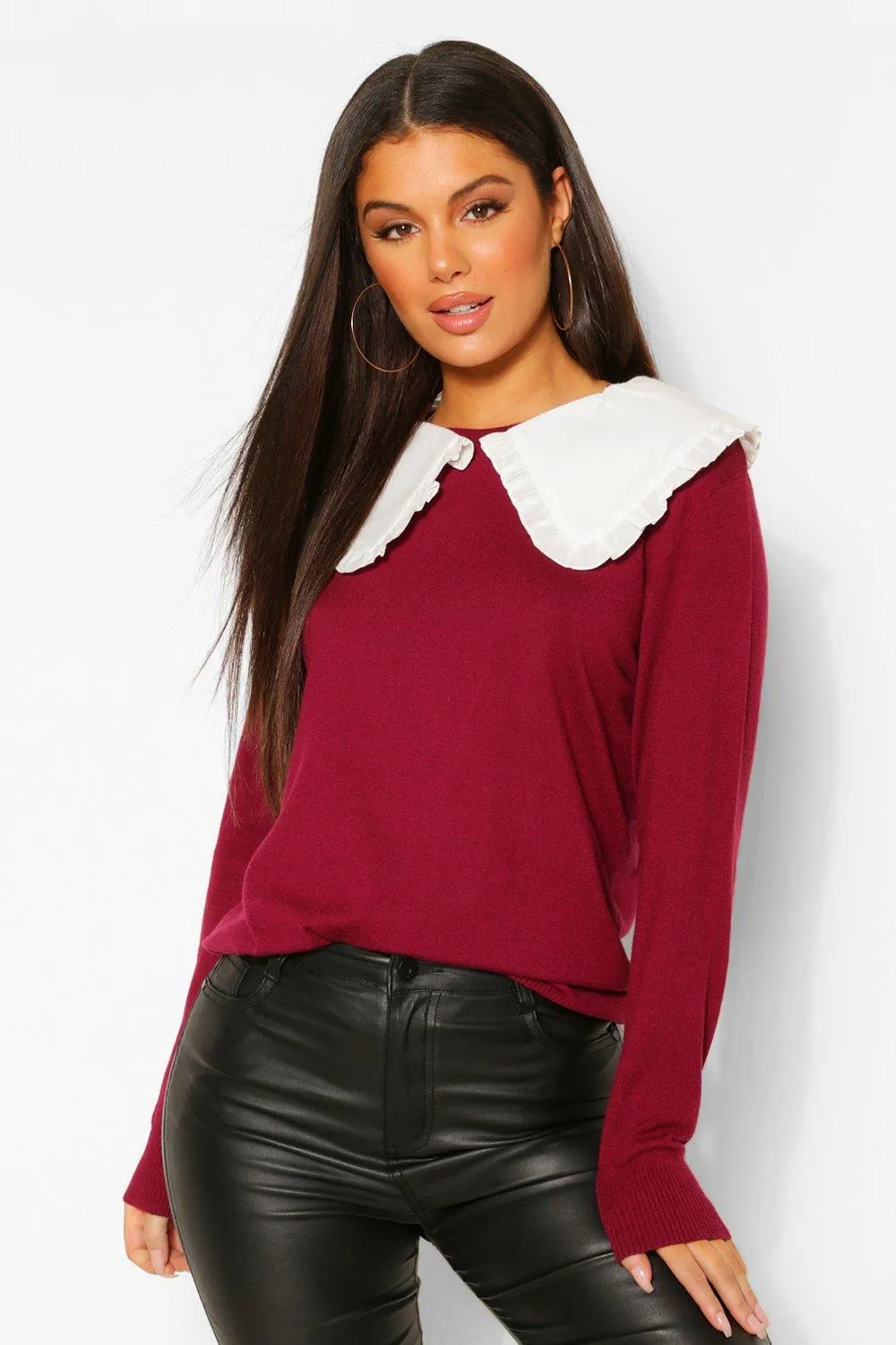 Collar Detail Sweater