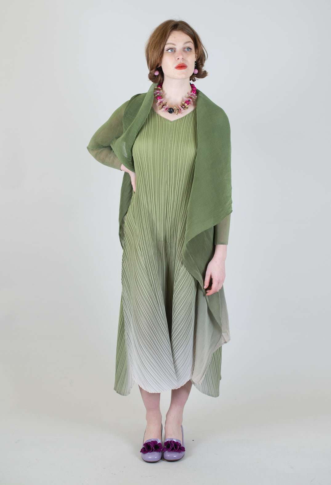 Collare Coat in Peridot