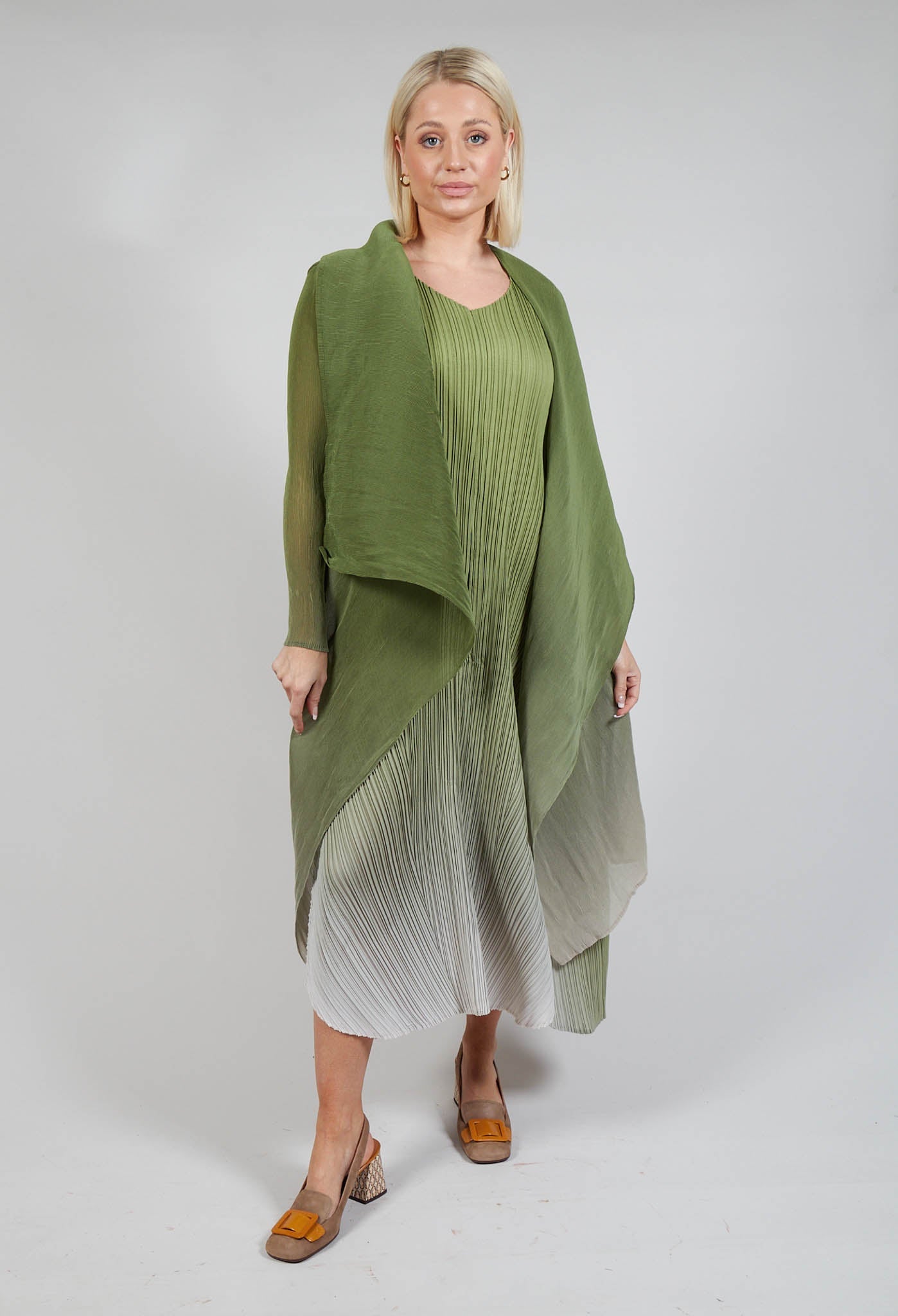 Collare Coat in Peridot