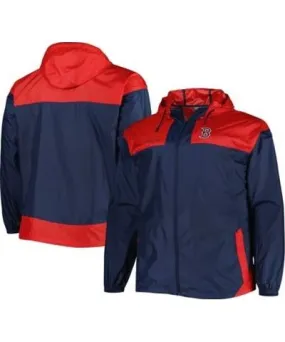 Columbia Men's Boston Red Sox MLB Boston Sox Flash Forward Challenger Omni-Shade Full-Zip Windbreaker