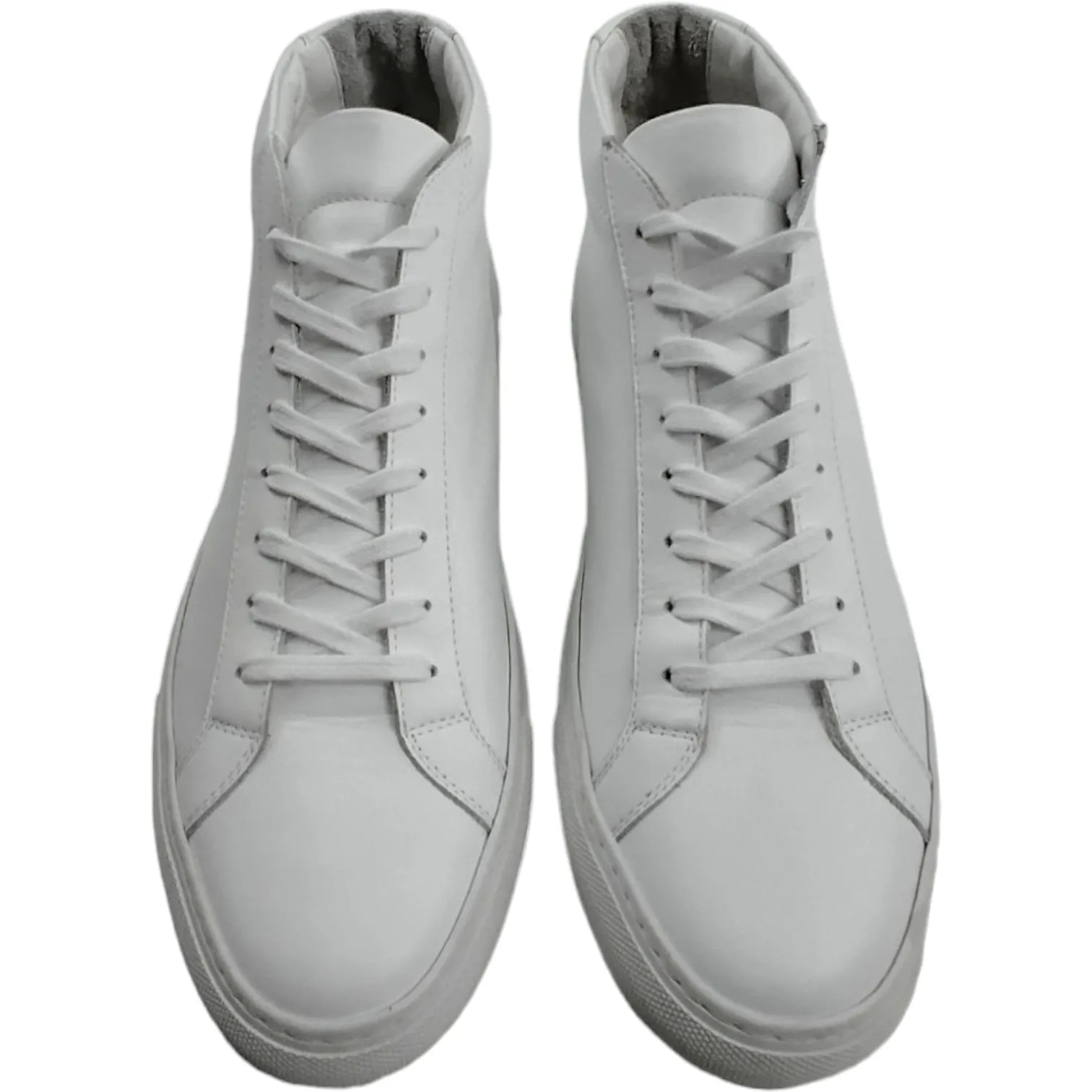 Common Projects White Original Achilles Mid Sneakers