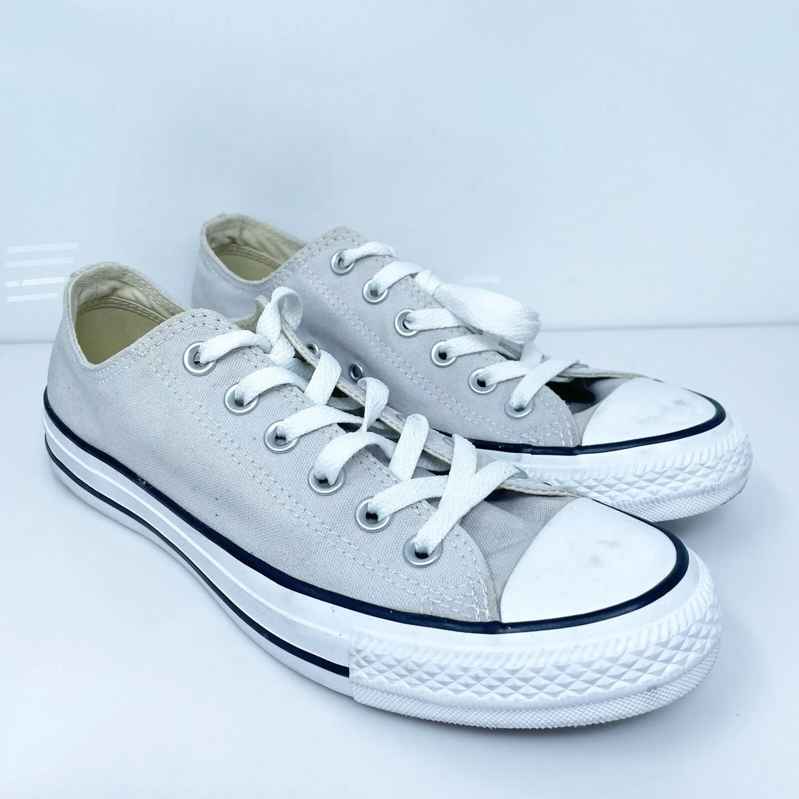 Converse Unisex CT All Star Low 161423F Gray Casual Shoes Sneakers Size M 6 W 8