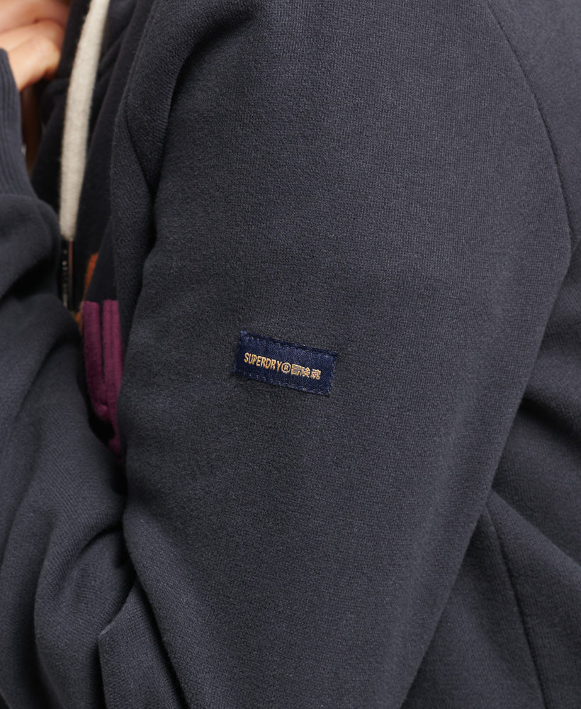 Core Logo Rainbow Hoodie | Richest Navy