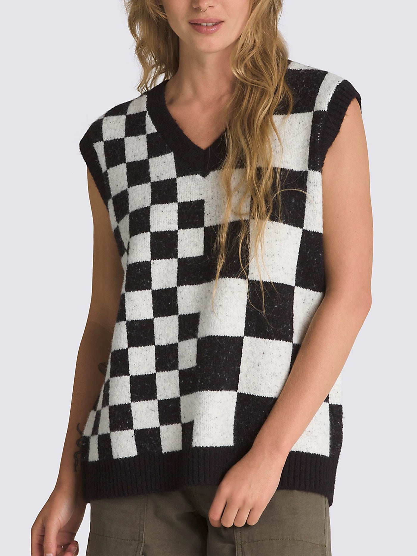 Courtyard Checker Sweater Vest