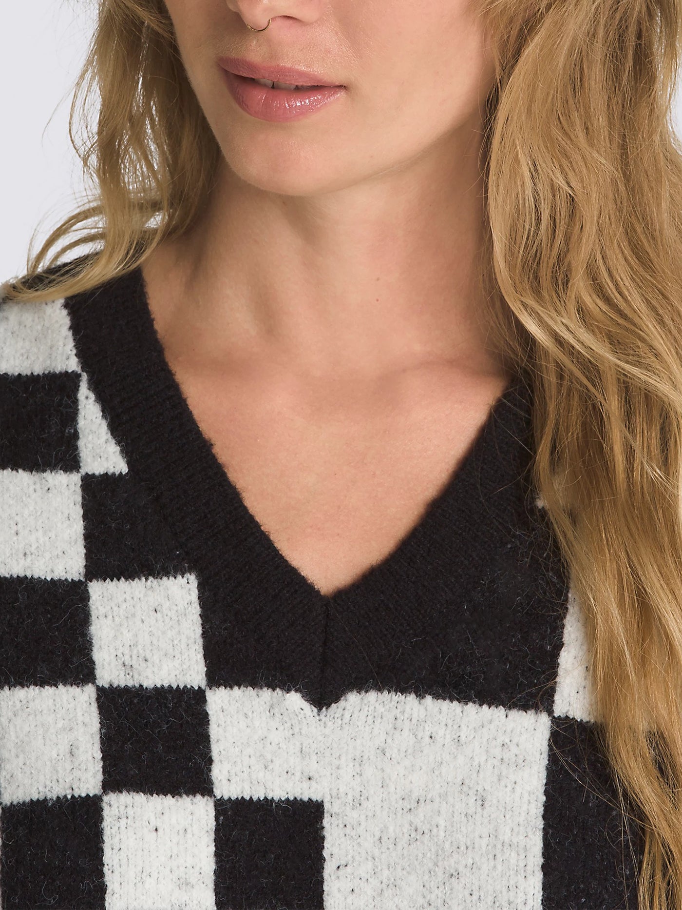 Courtyard Checker Sweater Vest