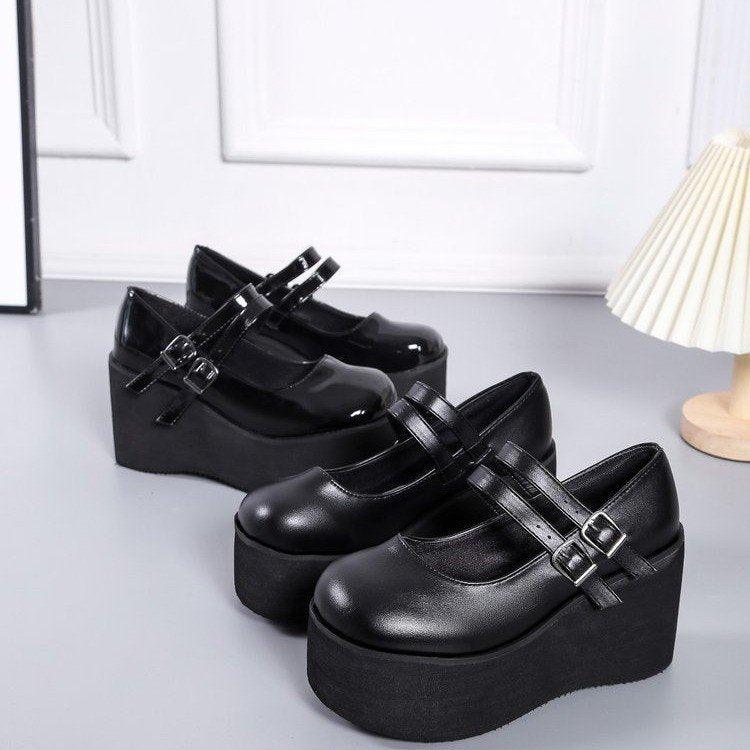 Cute Pumps Platform Wedges Sweet Gothic Shoes