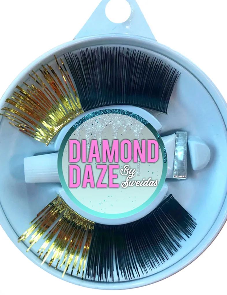 DIAMOND DAZE LASHES - BLACK & GOLD