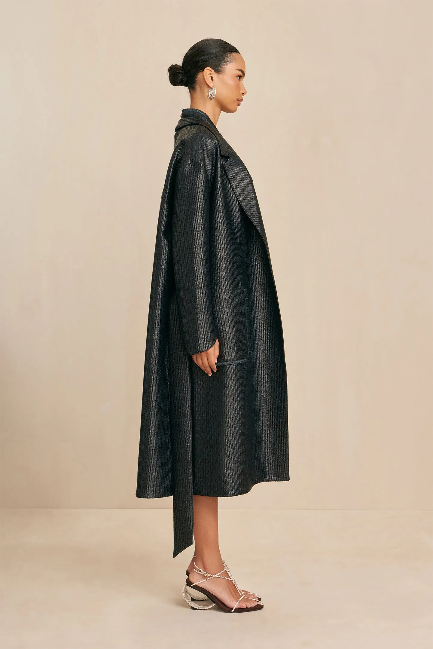 DREA COAT - BLACK