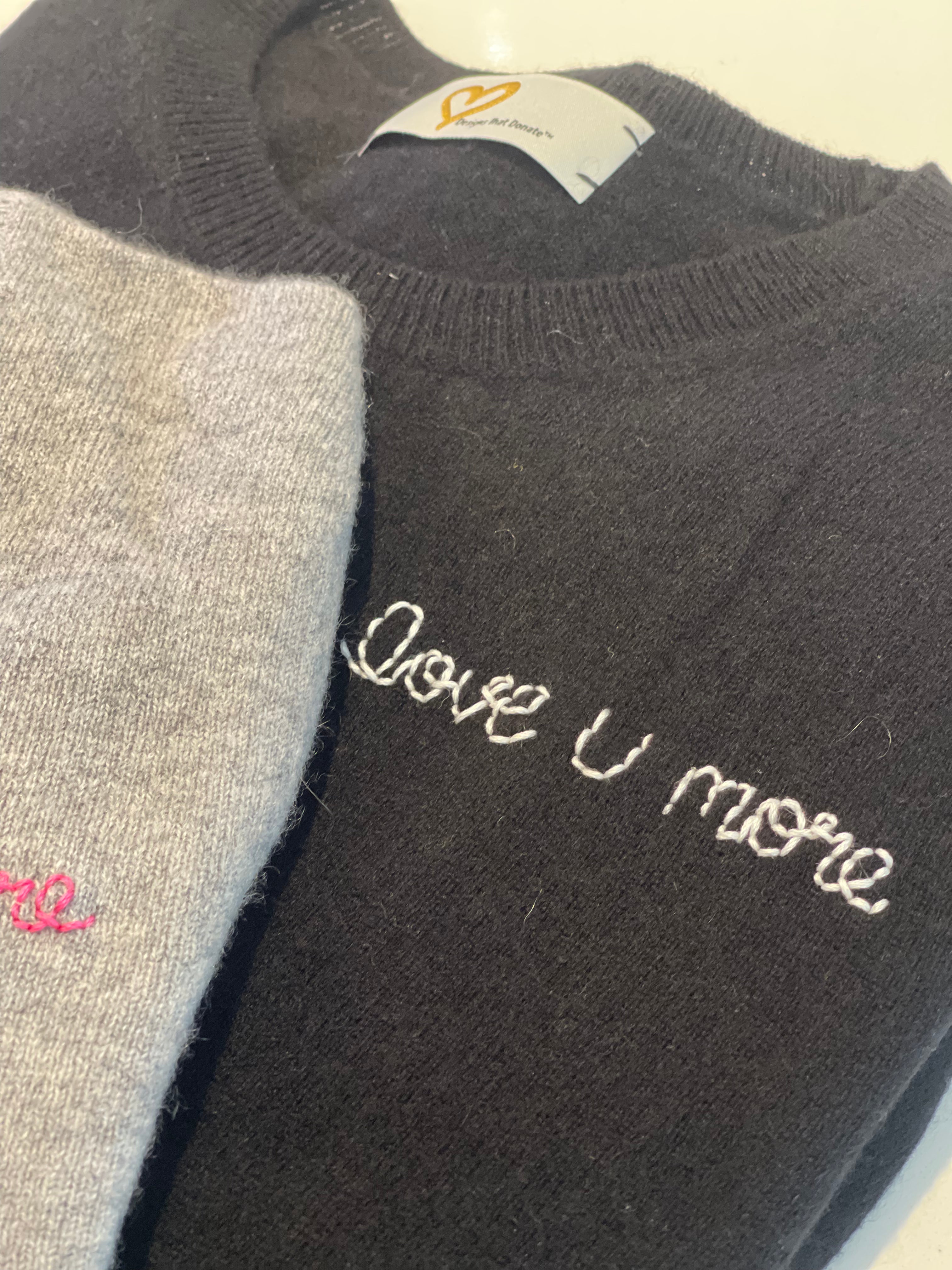 DTD Love U More Cashmere Sweater