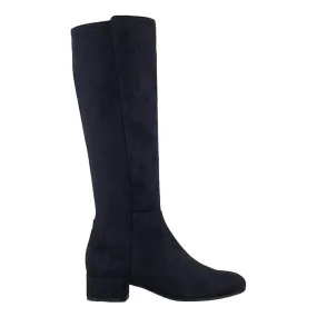 DUNE LONDON Tayla Suede Stretch Knee-High Boots - Navy