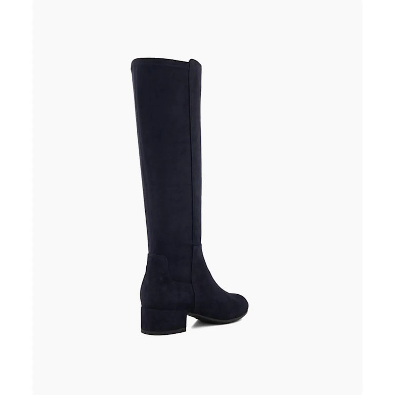 DUNE LONDON Tayla Suede Stretch Knee-High Boots - Navy