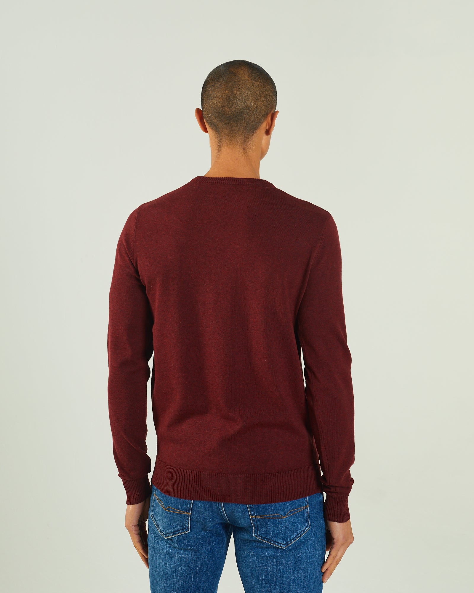 Dylan Round Neck Biking Red Melange