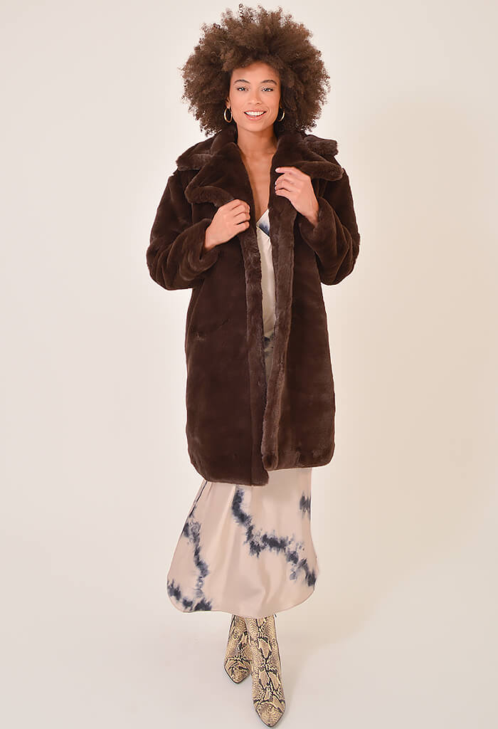 Emery Coat-Dark Brown